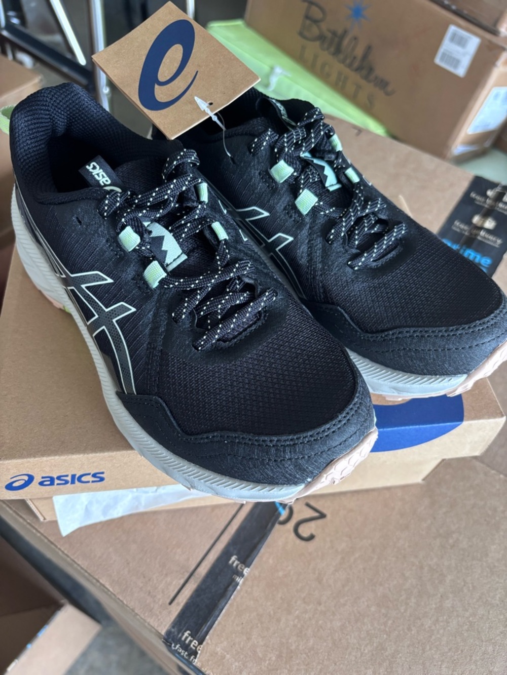 Asics Gel-Venture 10 Women’s Shoes - Black / Whisper Green